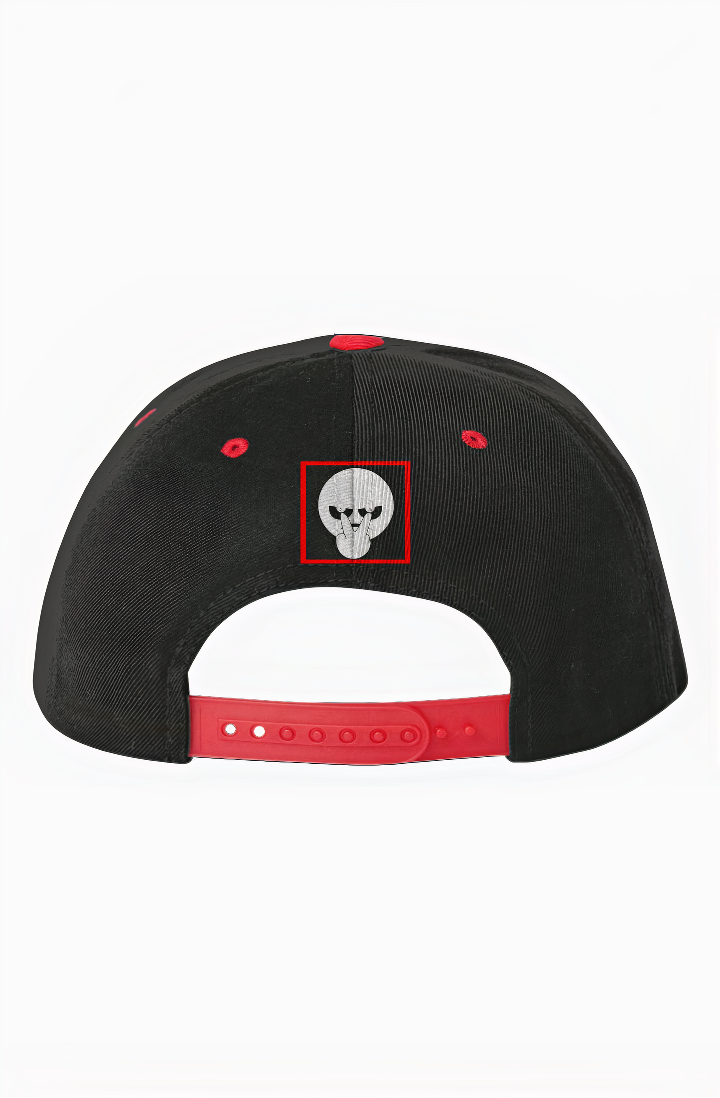 Focus Rich Clothing FCS RCH ICON Black/Red Snapback – Vintage Two-Tone Streetwear Hat