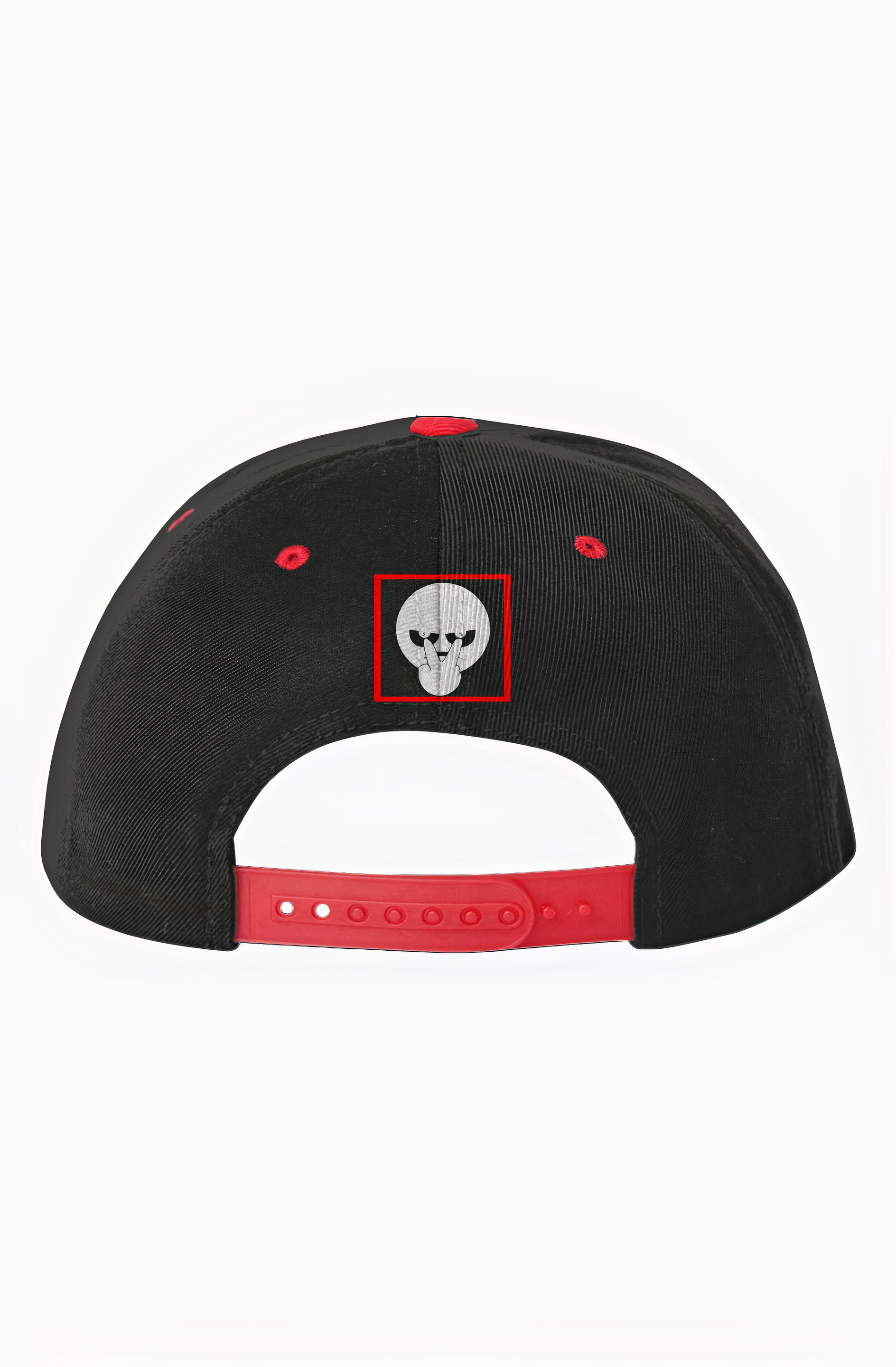 Focus Rich Clothing FCS RCH ICON Black/Red Snapback – Vintage Two-Tone Streetwear Hat